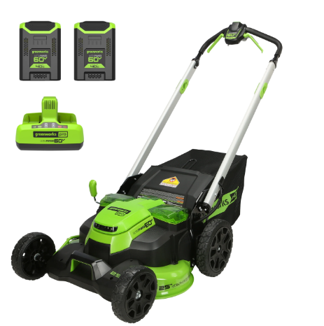 60V 25" Dual Blade Self-Propelled Lawn Mower