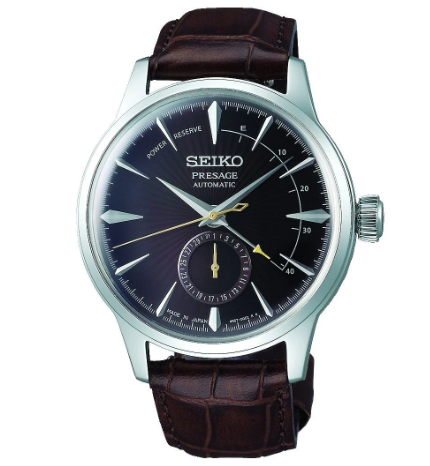 Seiko Gents Black Presage Watch