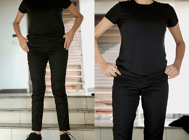 HIGH RISE SKINNY BOND JEANS