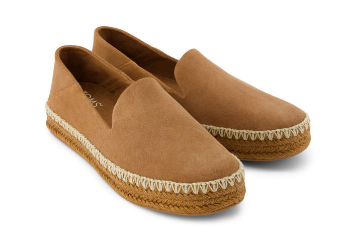 Carolina Brown Deco Stitch Espadrille