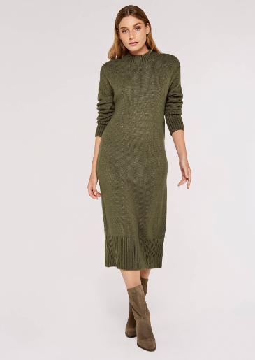 Chunky Knit Midi Dress