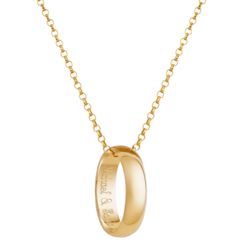 14K Gold Over Sterling Necklace