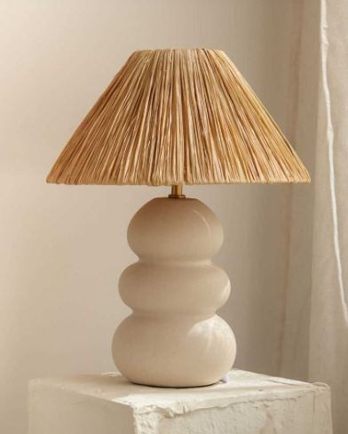 Sofia Raffia Table Lamp