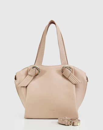 Heart Of Gold Leather Shoulder Bag