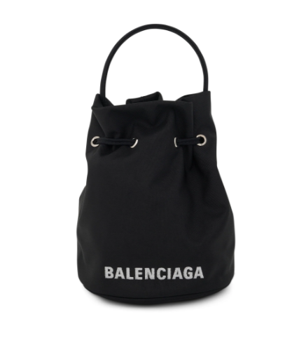 Balenciaga Wheel Drawstring Bucket Bag