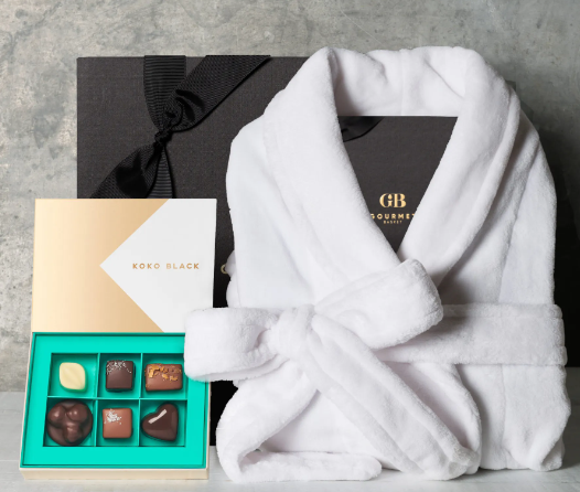 Premium Chocolates with Robe Hamper