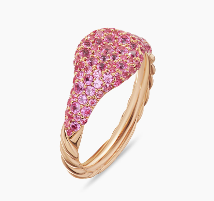 Petite Pavé Pinky Ring