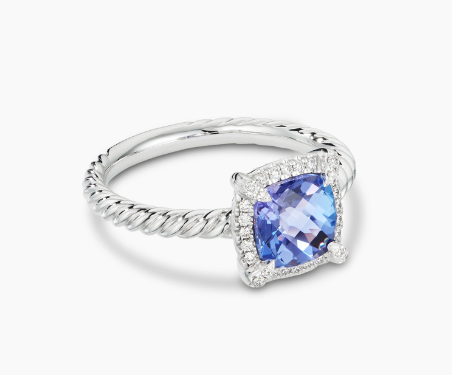 Petite Chatelaine Pavé Bezel Ring