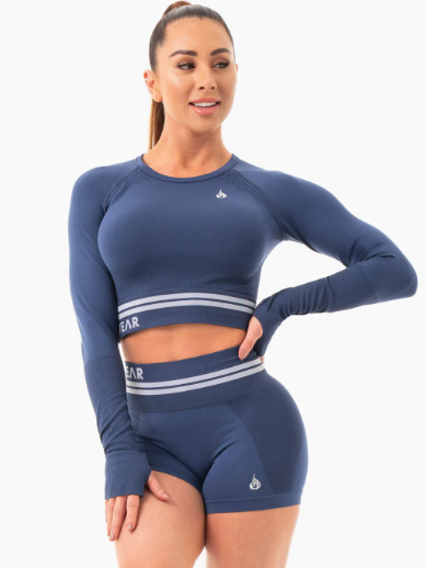 Freestyle Seamless Long Sleeve Crop