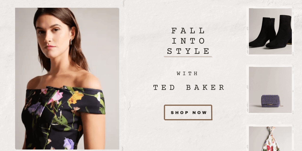 Unmissable Ted Baker Fashion Essentials For The Fall Season