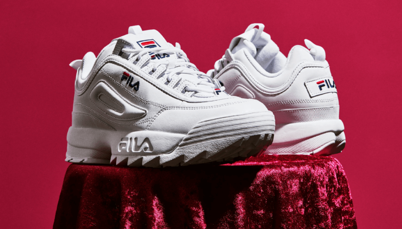 Classic Fila White Sneakers That Go With Absolutely Everything